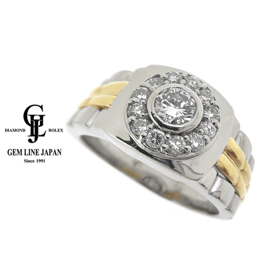 装飾ダイヤモンドPt2カラットのダイヤモンドのキラキラ指輪