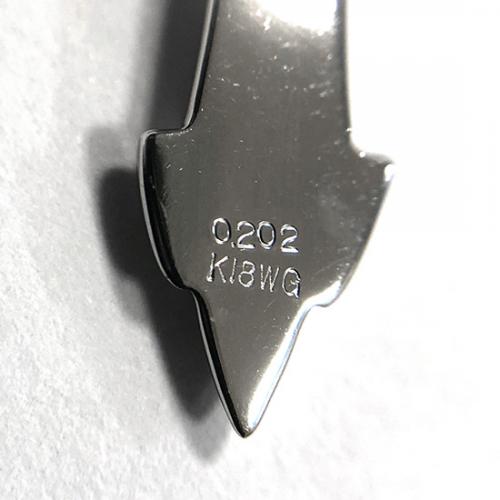 ジェムラインジャパン - 公式サイト - / 鑑付 上質ダイヤモンド 0.202ct クロスモチーフ K18WG ネックレス