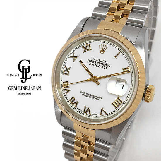 ROLEX　16233 ホワイトローマン　腕時計